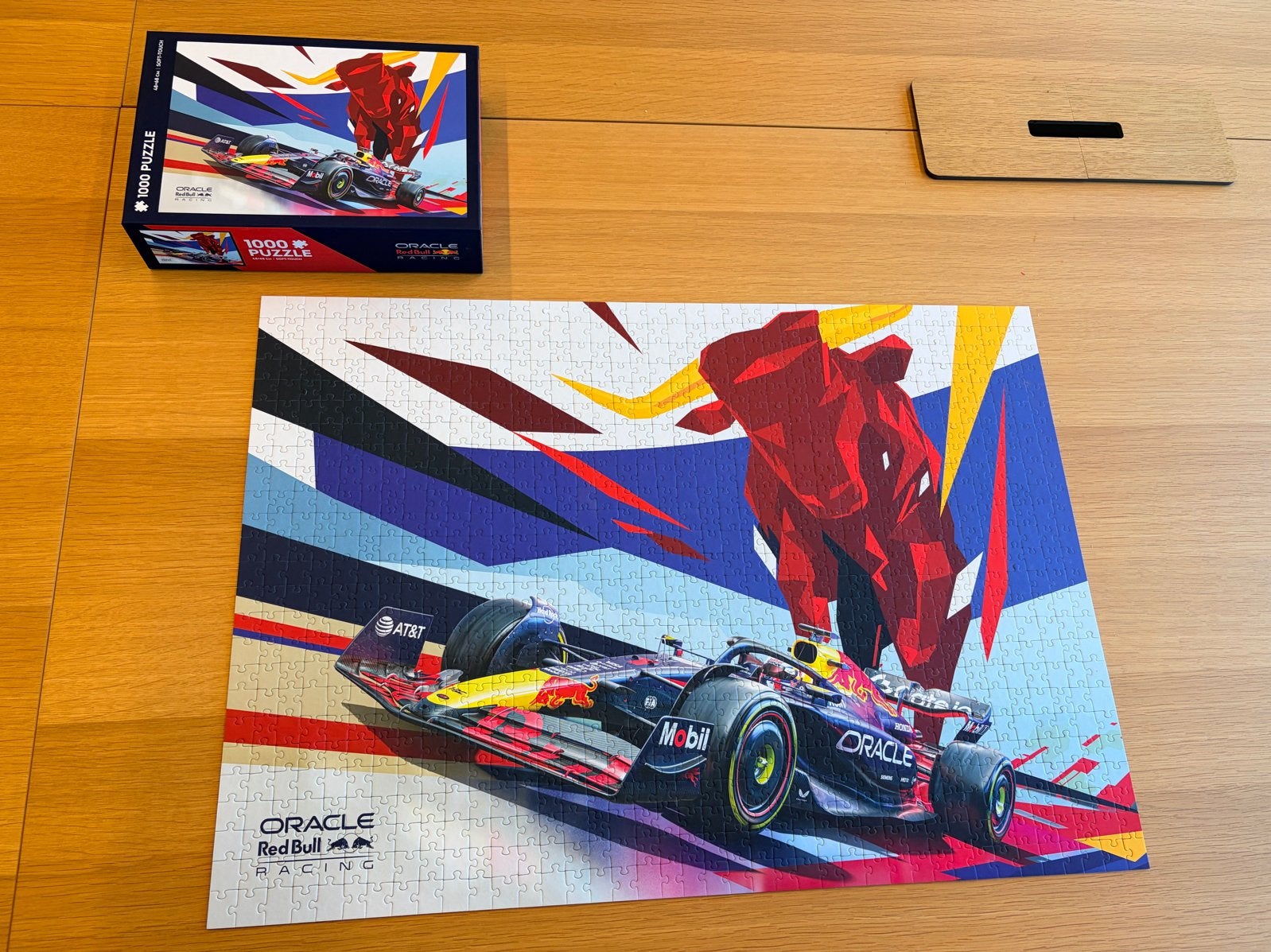 Red Bull Racing F1 Puzzel 1000 stukjes - Officieel, Ophalen of Verzenden, 500 t/m 1500 stukjes, Gebruikt, Legpuzzel