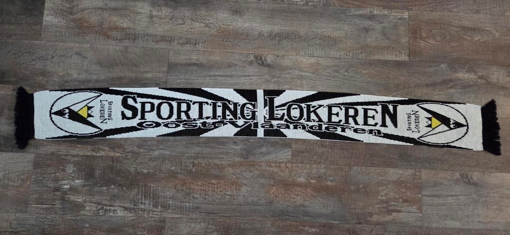 Sjaal Sporting Lokeren, Ophalen of Verzenden, Zo goed als nieuw, Buitenlandse clubs, Vaantje of Sjaal