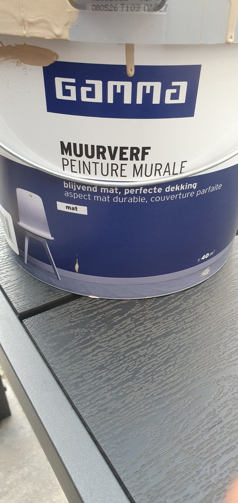 GAMMA Muurverf Mat Hazelnoot, Ophalen, Gebruikt, Bruin, 5 tot 10 liter