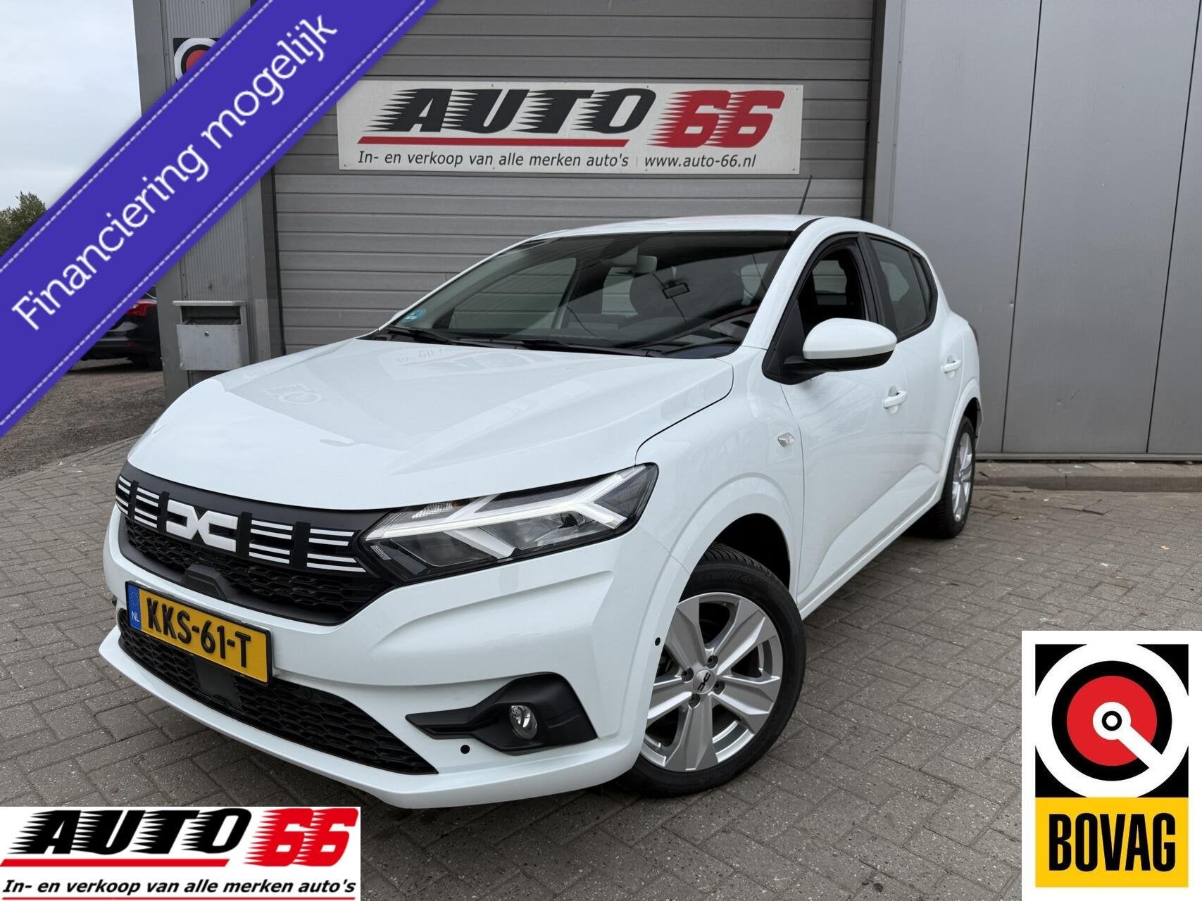 Dacia Sandero 1.0 TCe 100 ECO-G Expression LPG G3, Auto's, Voorwielaandrijving, Stof, Gebruikt, Met garantie (alle)