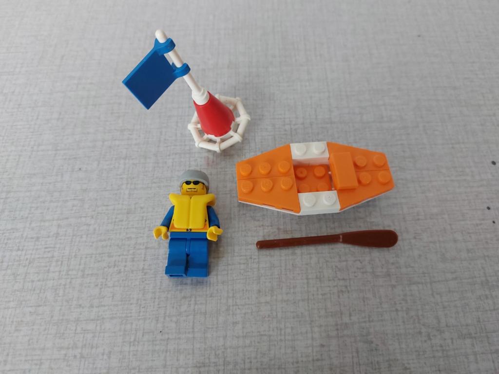 Lego 5621 City kajakker, Inclusief minifiguren, Gebruikt, Overige thema's, Lego
