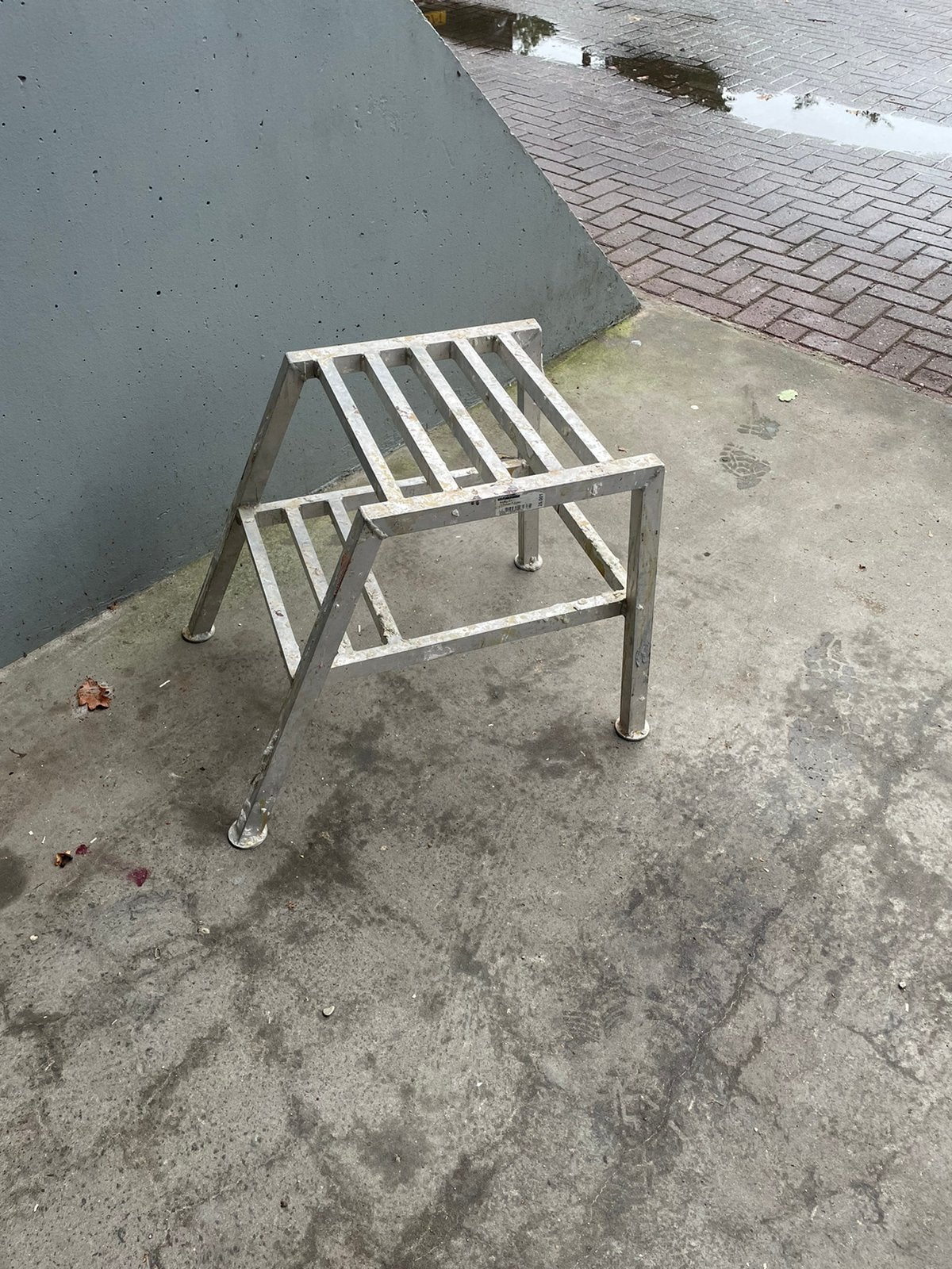 Stukadoorstrap trapje schilders trap twee treden, Ophalen, Gebruikt, Trap, Minder dan 2 meter