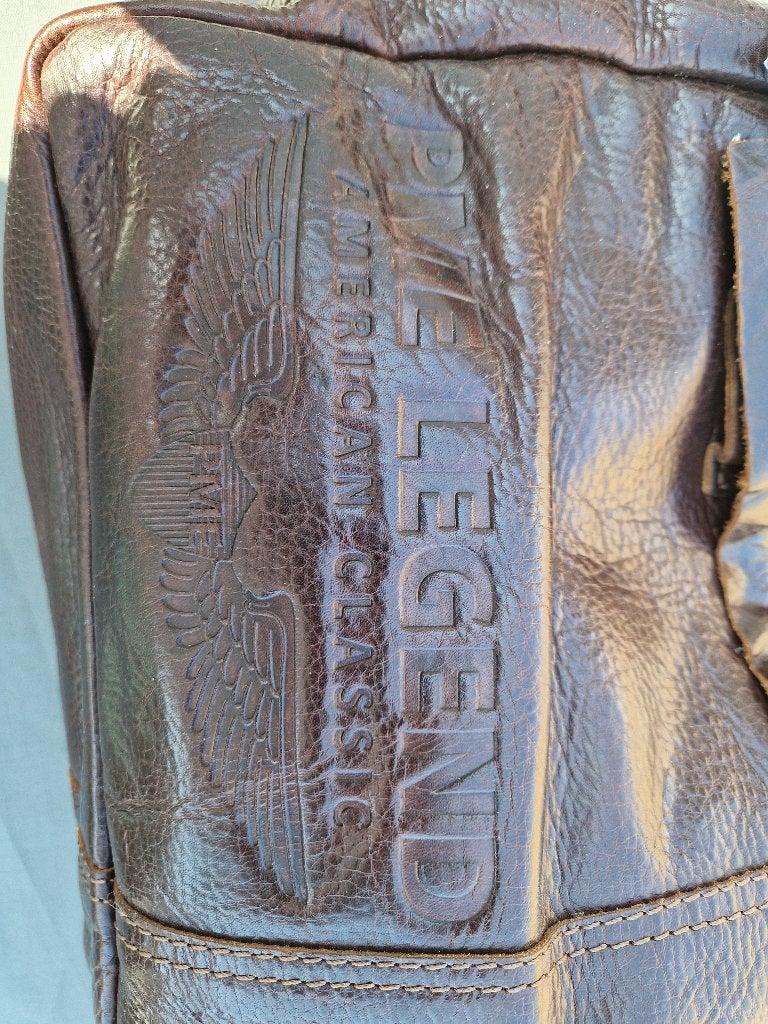 Prachtige nieuwe Weekend/reis tas van PME Legend, 40 tot 60 cm, 30 cm of meer, Bruin, Nieuw