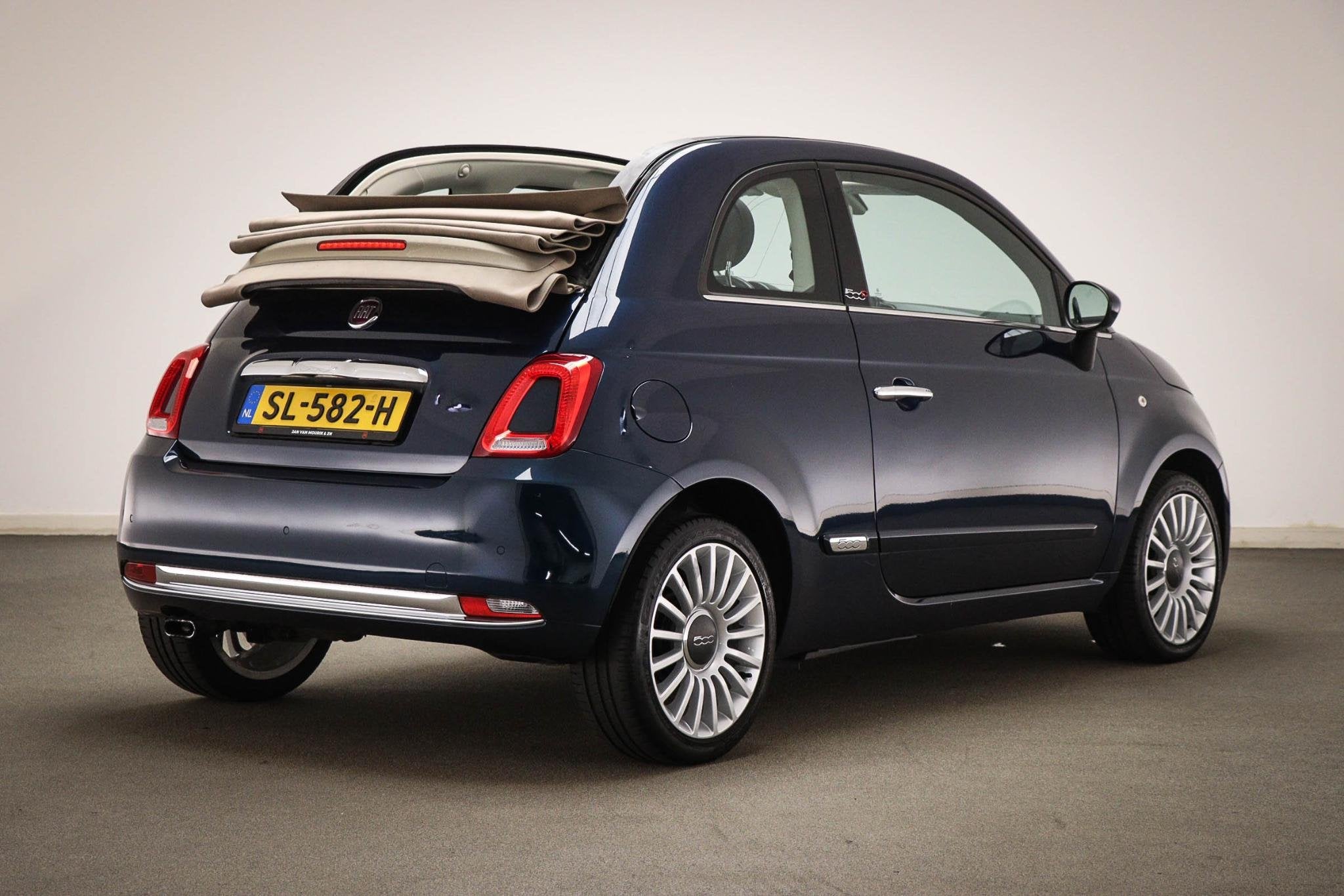 Fiat 500 C 0.9 TwinAir Turbo Lounge | UCONNECT | CLIMA | CRU, Stof, Gebruikt, Origineel Nederlands, 26 km/l