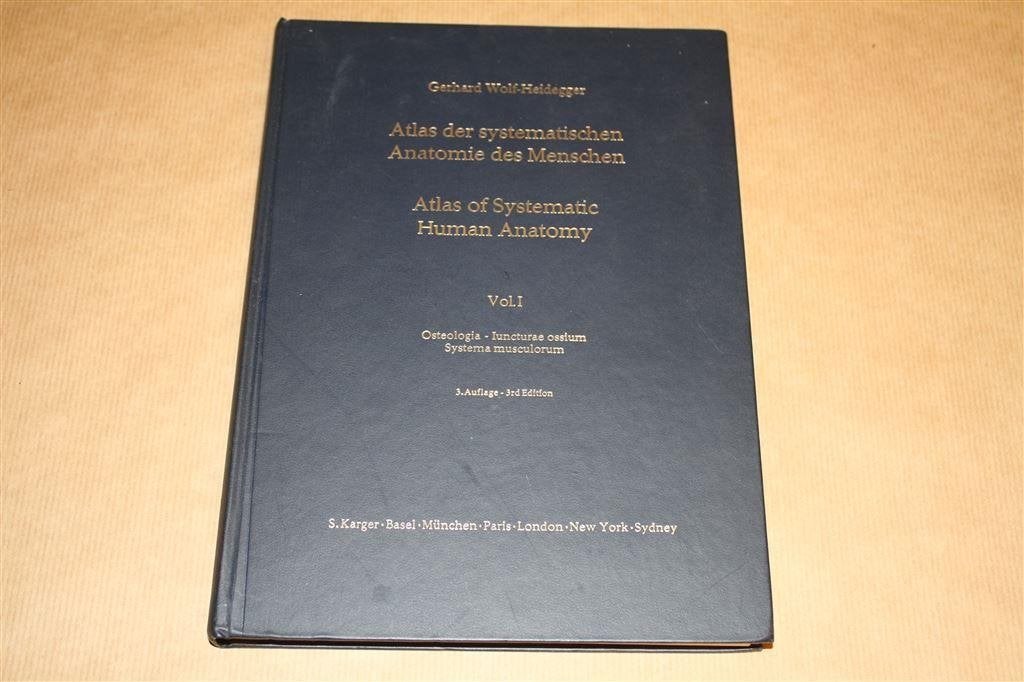 Atlas Systematic Human Anatomy - Vol I Osteologia, Ophalen of Verzenden, Gelezen, Natuurwetenschap