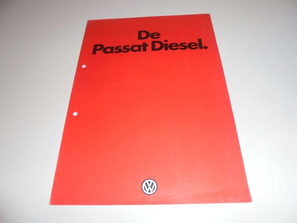 brochure Volkswagen Passat Diesel  1978, Ophalen of Verzenden, Gelezen, Volkswagen
