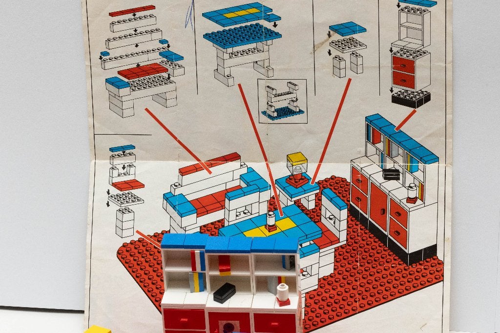 LEGO 260 -3 Vintage: Homemaker:Woonkamer Set, Ophalen of Verzenden, Gebruikt, Lego