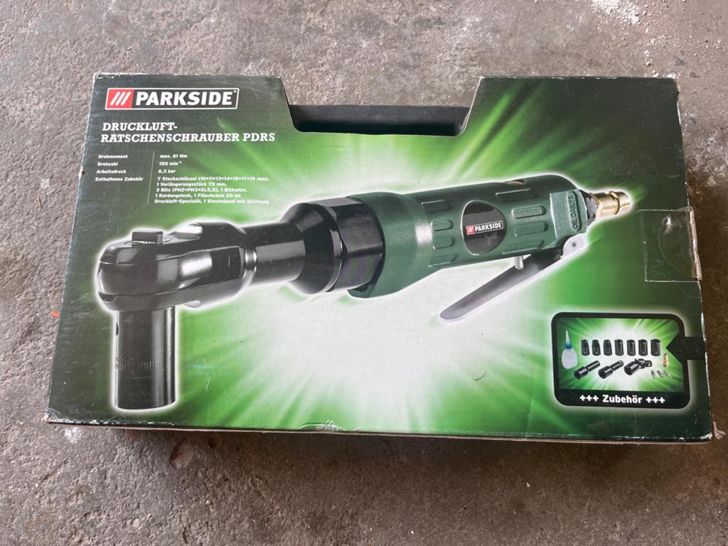 Parkside Perslucht-Ratelschroevendraaier - Nieuw, Ophalen of Verzenden, Nieuw