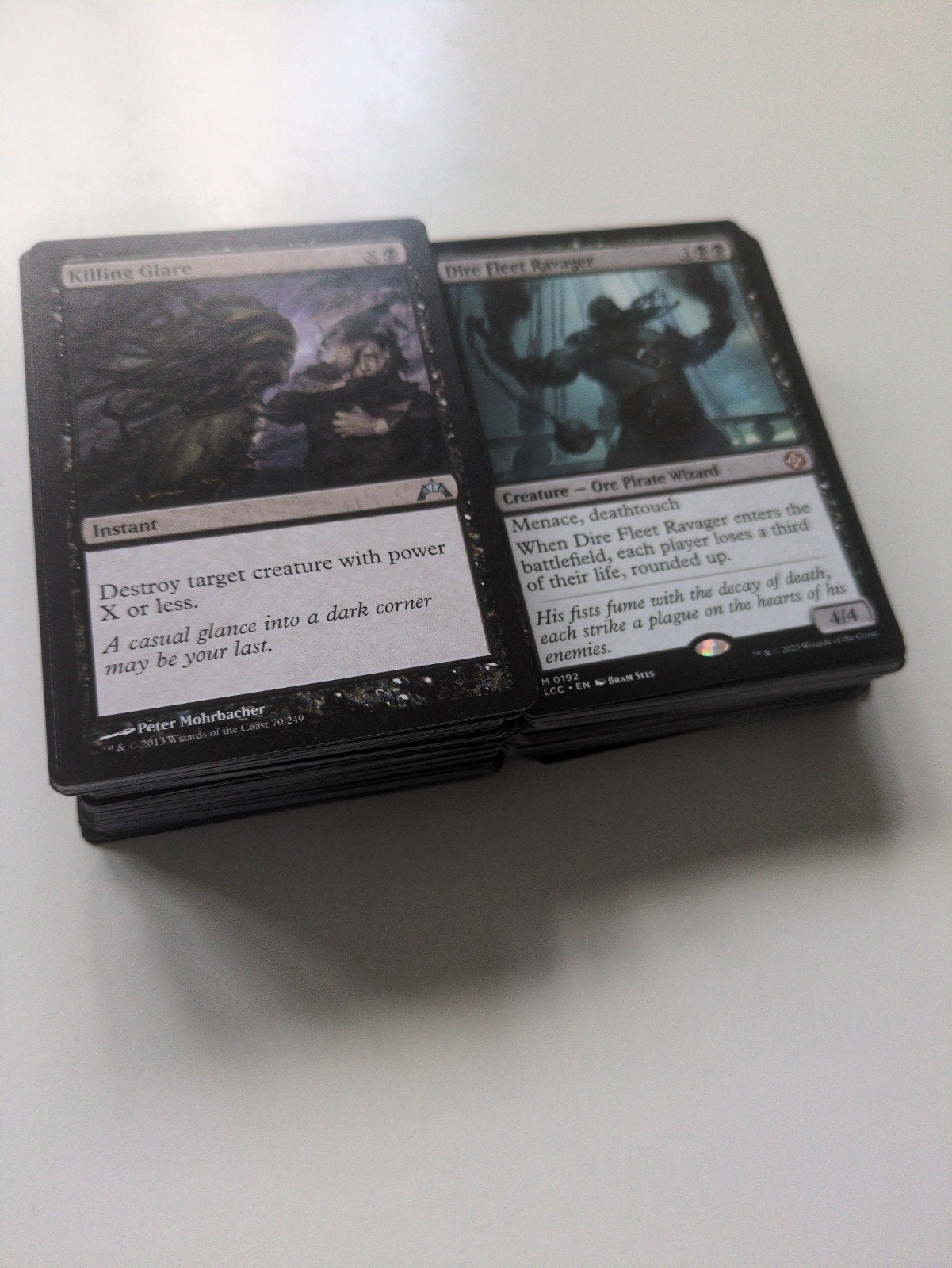 Mtg Kleuren Pakket (Zwart) 200 stuks, Ophalen of Verzenden, Meerdere kaarten