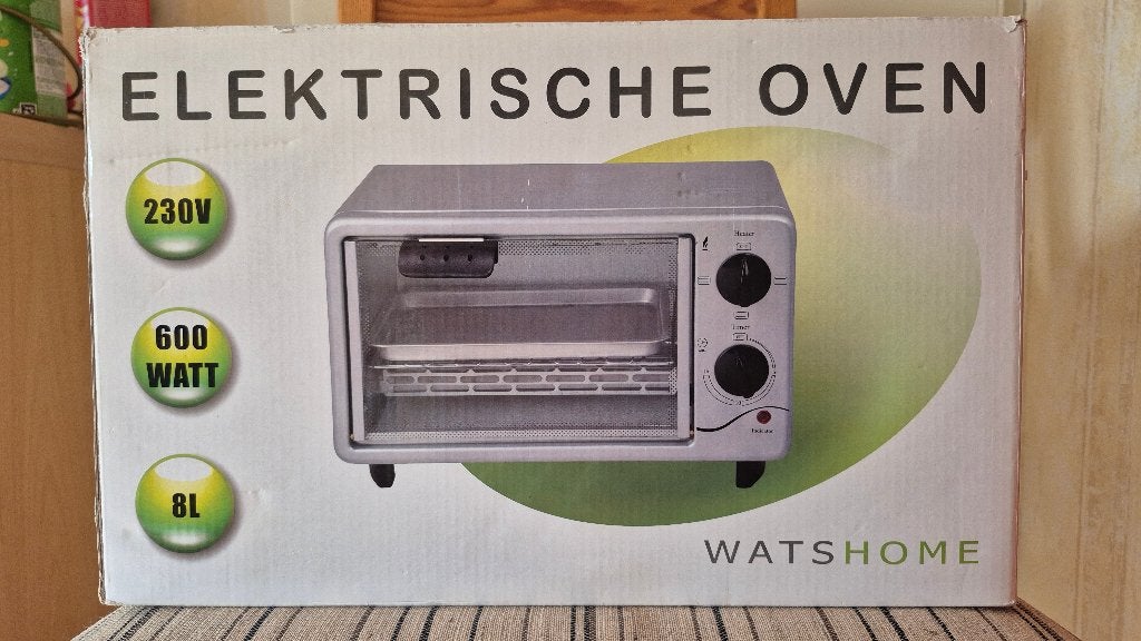 Elektrische (camping) oven - Watshome, Witgoed en Apparatuur, Ovens, Minder dan 45 cm, Overige merken, Minder dan 45 cm, Ophalen of Verzenden