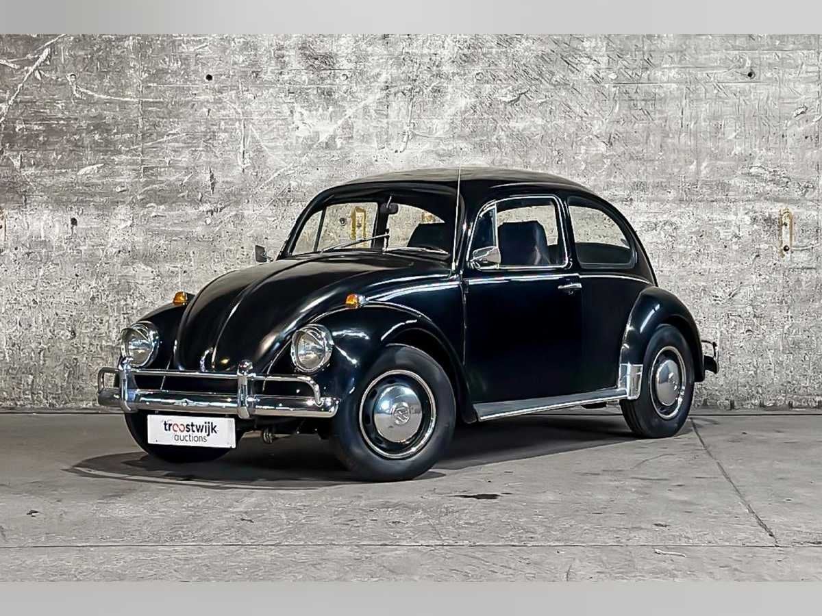 Volkswagen Kever 1200n 34pk 1970, 35-60-MX, Auto's, Gebruikt, Beetle (Kever), Zwart, Origineel Nederlands
