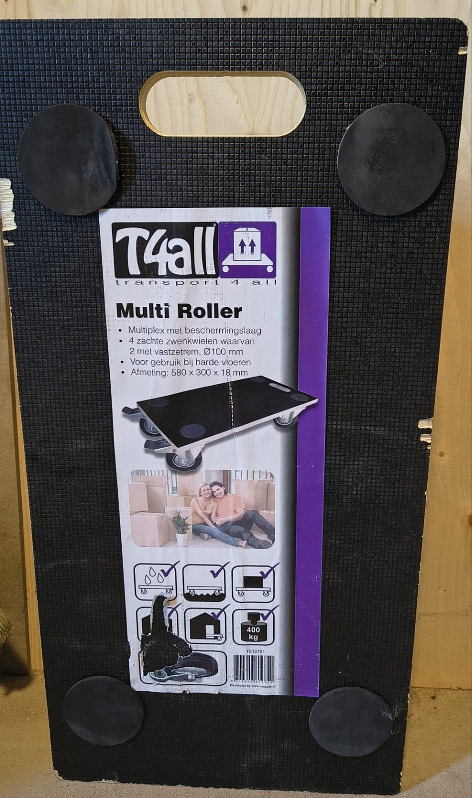 T4all Multi Roller Transportkar, Doe-het-zelf en Verbouw, 100 liter of meer, Ophalen, Zo goed als nieuw, Transportkar