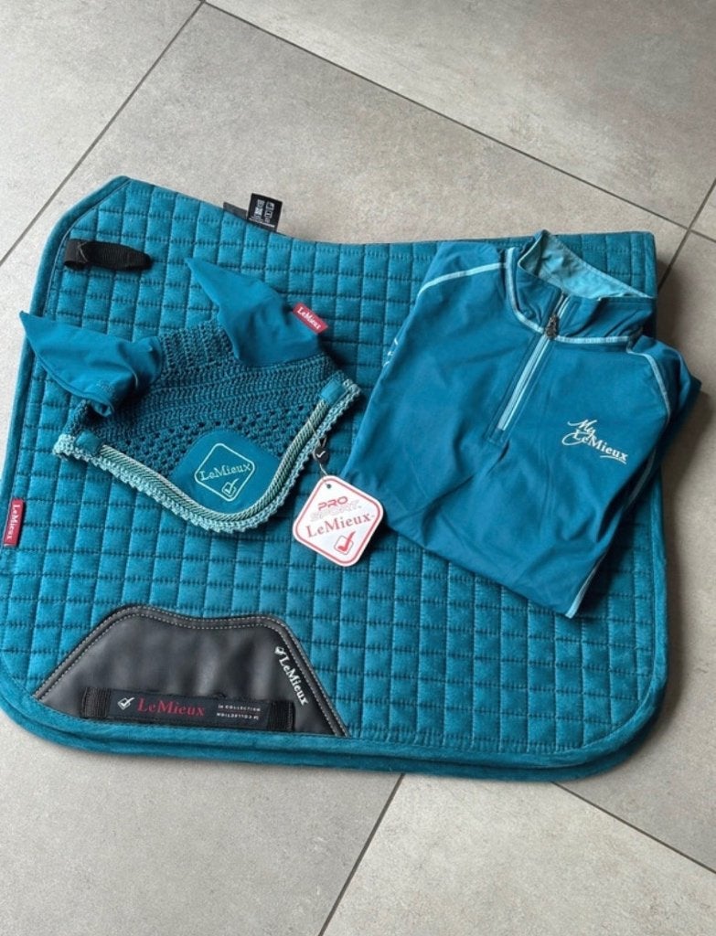 Lemieux setje, Full (L), Dressuurdekje, Nieuw, Ophalen of Verzenden
