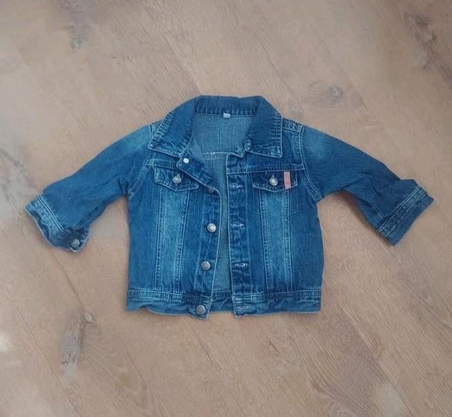 Stoer spijkerjasje voor jongens - Maat 80, Kinderen en Baby's, Babykleding | Maat 80, Ophalen of Verzenden, Zo goed als nieuw