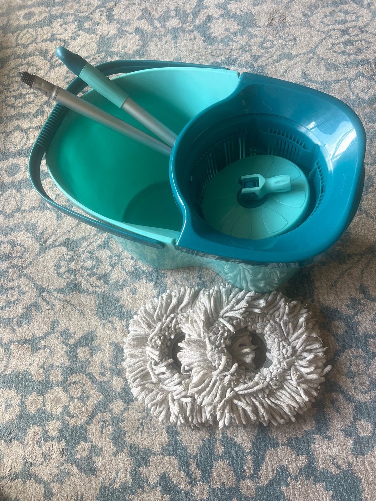 Leifheit Rotation Disc Mop Set - Dweilsysteem met Emmer, Ophalen, Mop of Dweil