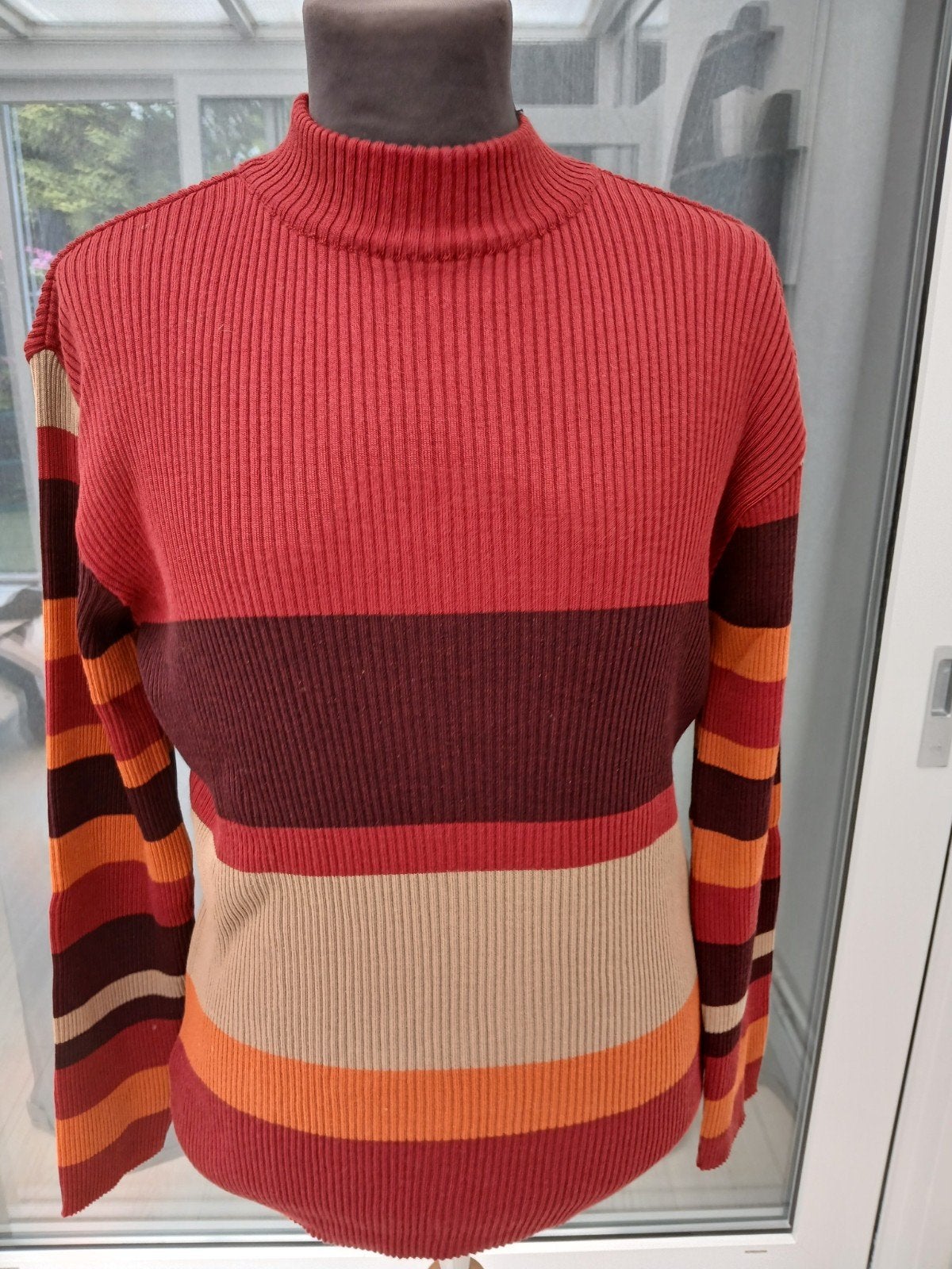 Setterlaine Nieuwe Rood Gestreepte Trui Maat L, Setterlaine, Maat 42/44 (L), Nieuw, Ophalen of Verzenden