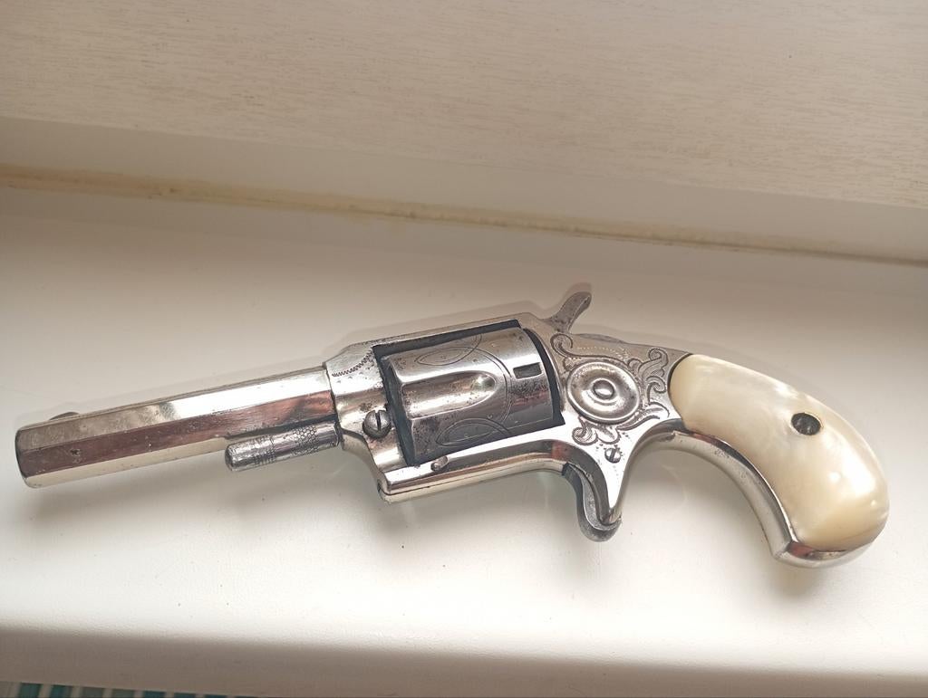 Antieke  Amerikaanse revolver  Hopkins en allen, Ophalen