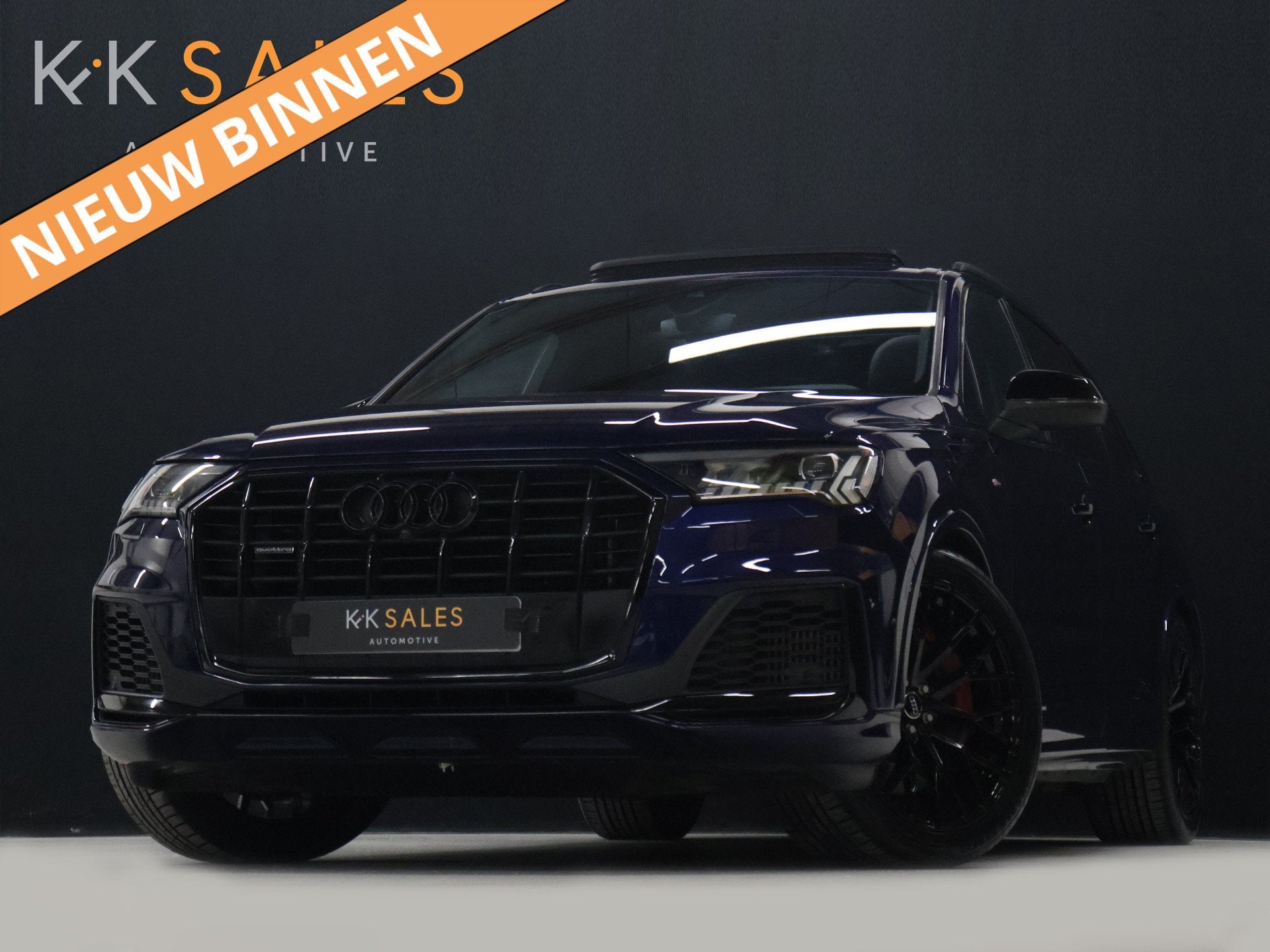 Audi Q7 60 TFSI e quattro Competition [SCHUIFKANTELDAK, APPL, Auto's, Automaat, Dealer onderhouden, Gebruikt, Zwart