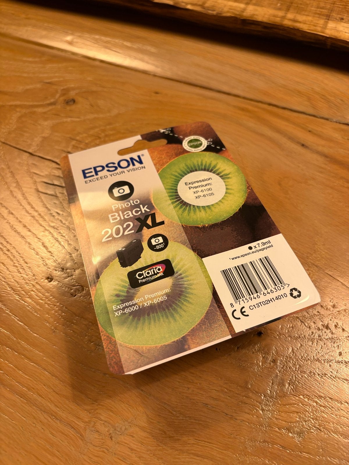 Epson 202XL Photo Zwart Inktcartridge - Nieuw, Ophalen of Verzenden, Nieuw, Cartridge