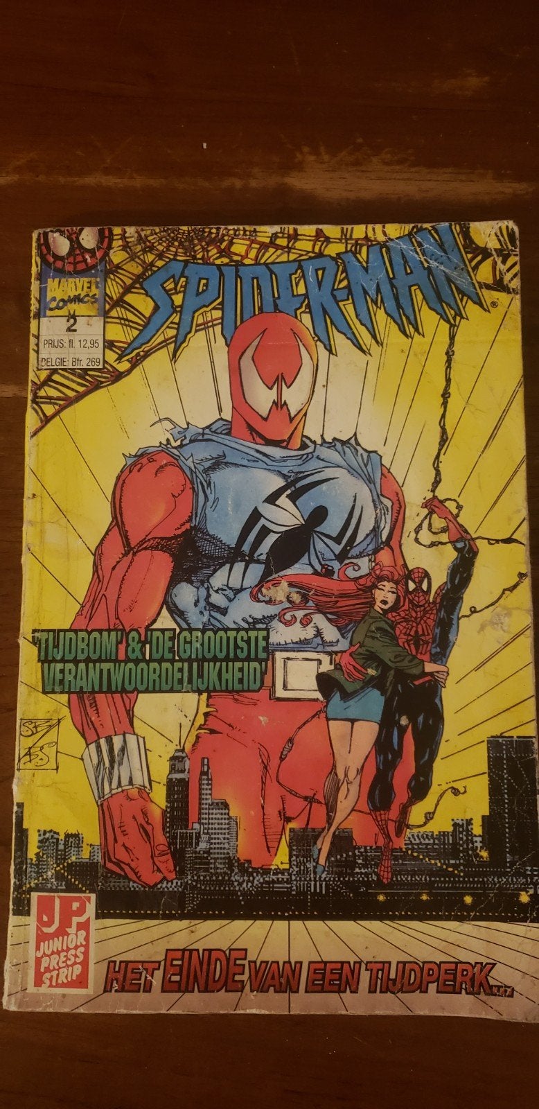 Spider-Man Clone wars #229 (Nl editie, Junior Press ), Eén stripboek, Ophalen of Verzenden, Gelezen, Diverse Marvel auteurs