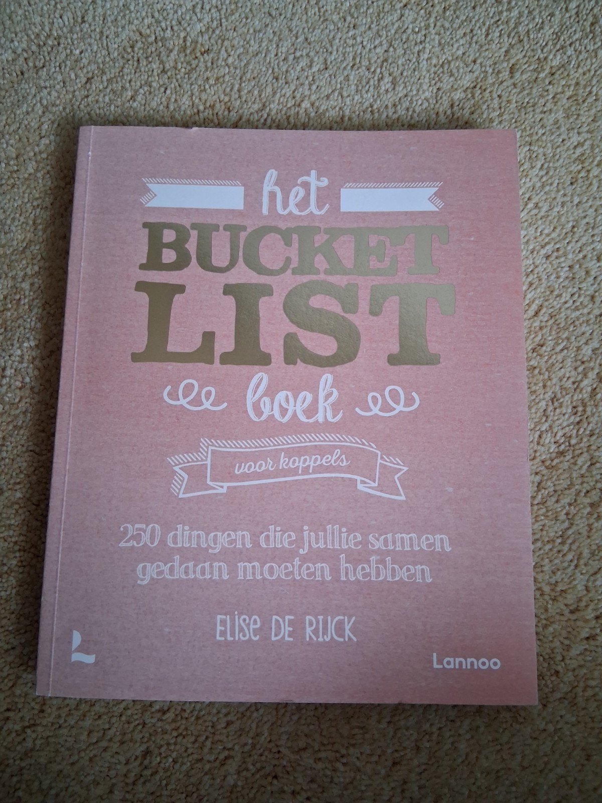 Het Bucketlist Boek voor koppels - Elise de Rijck, Boeken, Ophalen of Verzenden, Zo goed als nieuw, Elise de Rijck, Nederland