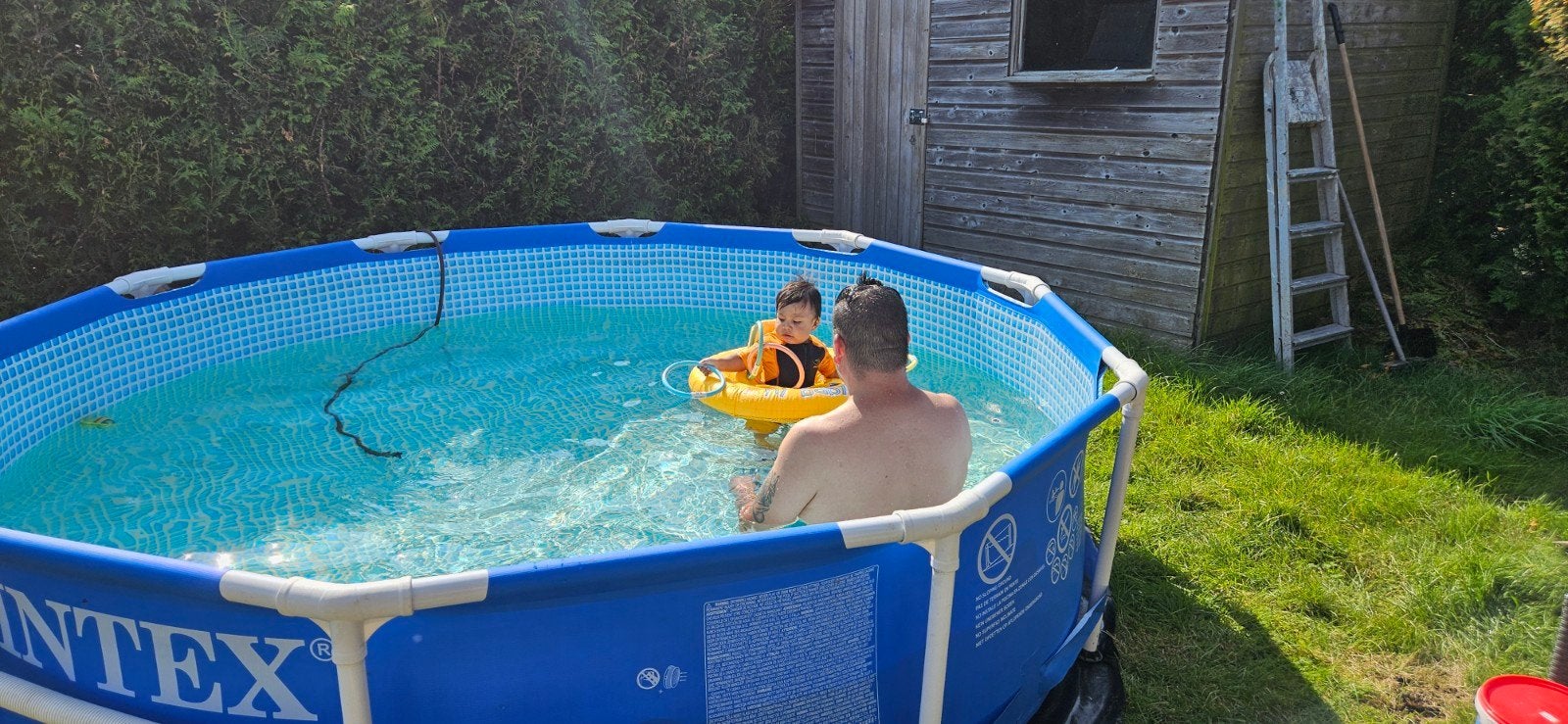 Intex opzetzwembad met zandfilterpomp en toebehoren, Tuin en Terras, Ophalen of Verzenden