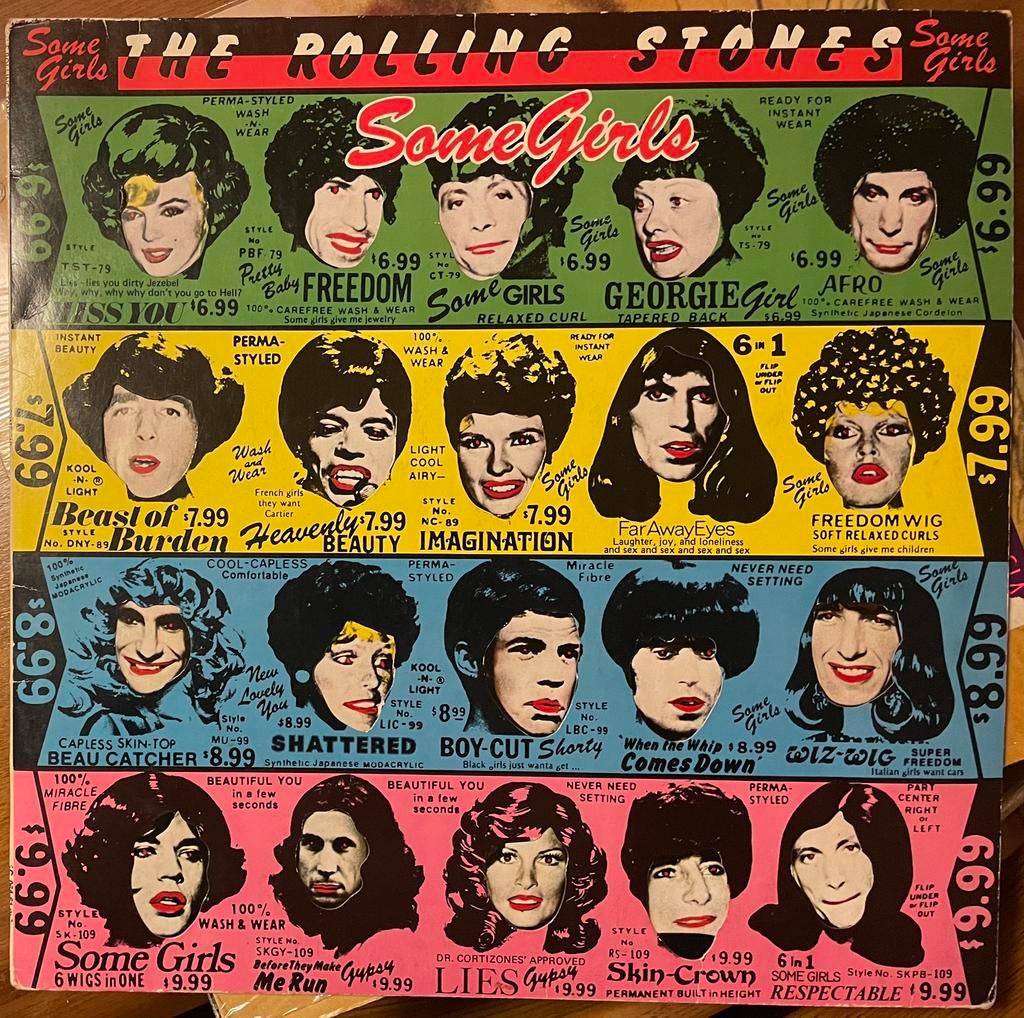 LP The Rolling Stones - Some Girls (1978), Inclusief insert, Ophalen of Verzenden, 12 inch, Poprock
