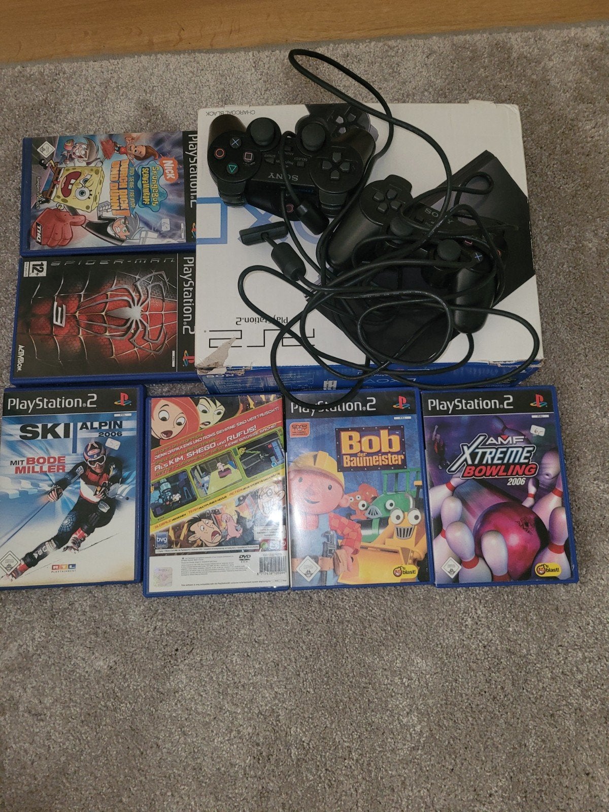 PlayStation 2 Bundel met 6 Spellen en 2 Controllers, Spelcomputers en Games, Games | Sony PlayStation 2, Ophalen of Verzenden