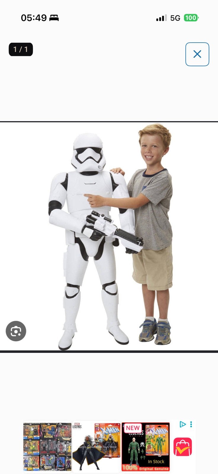 Star wars 120cm trooper, Verzamelen, Star Wars, Ophalen of Verzenden, Zo goed als nieuw, Actiefiguurtje