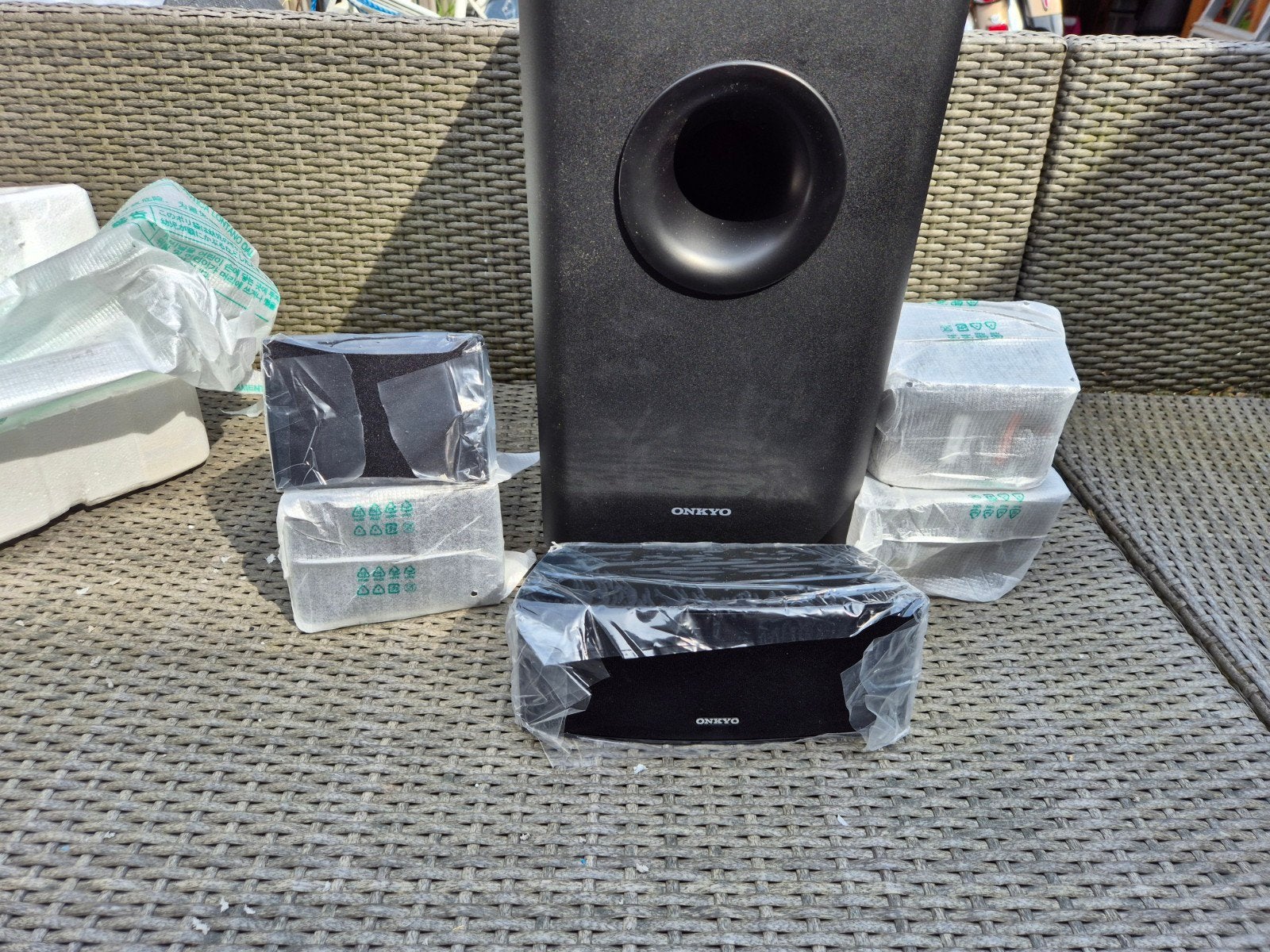 Onkyo HTP-395 5.1 Surroundset - Krachtig Geluid, Audio, Tv en Foto, Luidsprekers, Overige merken, Gebruikt, Ophalen of Verzenden