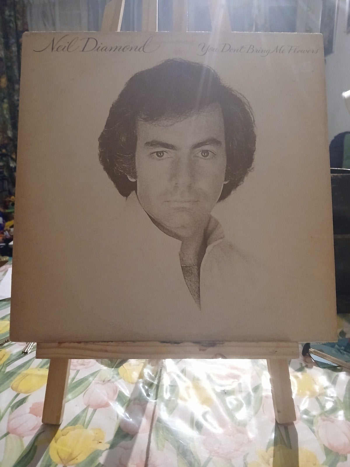 Neil Diamond plaat You Don't Bring Me Flowers LP (Pop), Cd's en Dvd's, LP, Gebruikt, Pop, Ophalen of Verzenden