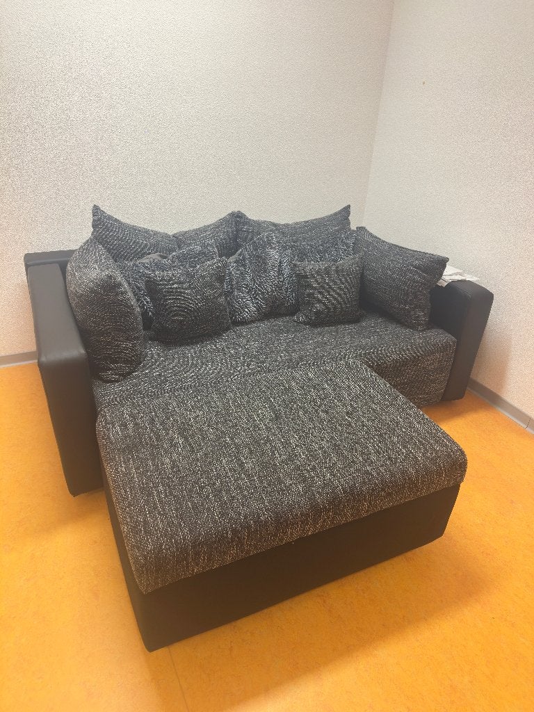OTTO Dany hoekbank + Sally hocker | slaapbank & bedkist, Ophalen, 150 tot 200 cm, Tweepersoons, 75 tot 100 cm