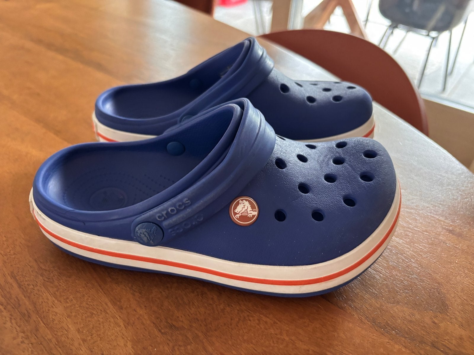 Crocs Kids Clog blauw – maat J2 (EU 33/34) – nette staat, Ophalen, Zo goed als nieuw, Jongen of Meisje, Overige typen