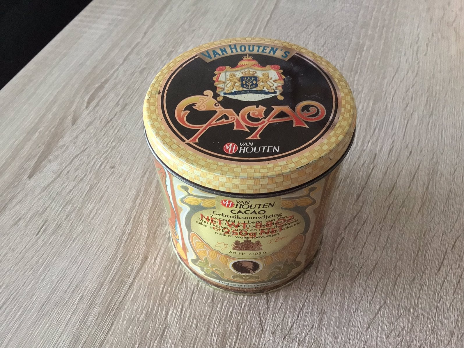 Vintage blikje van Houten s cacao nieuw, Ophalen, Zo goed als nieuw, Overige