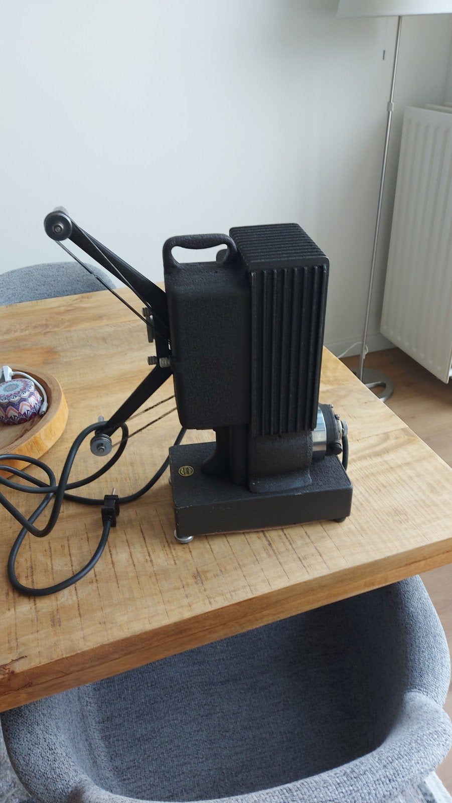 Filmprojector doe leuk bod, Ophalen
