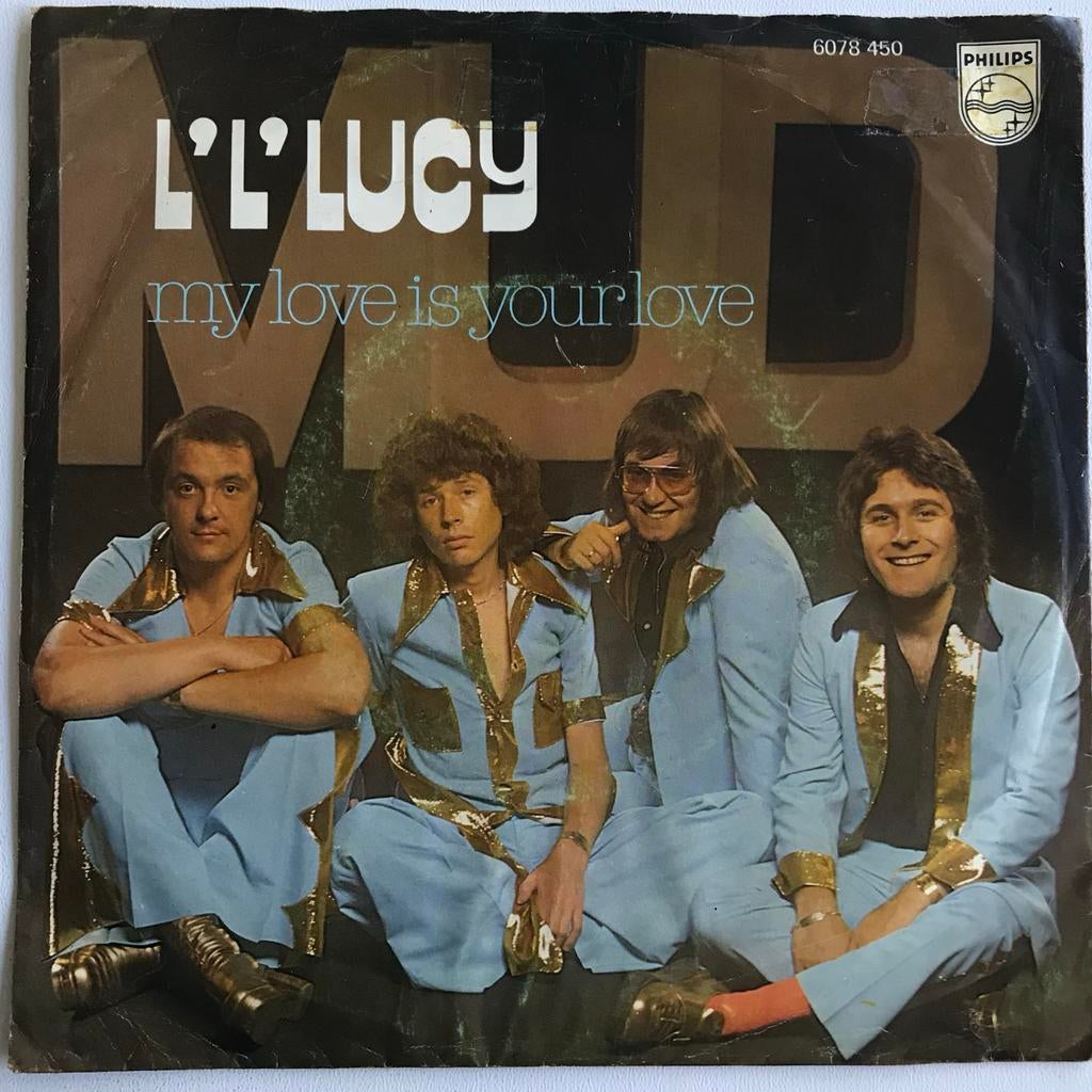 Mud - L'L'Lucy / My Love Is Your Love (Single, 1975), Gebruikt, Originele persing, 7 inch, Single