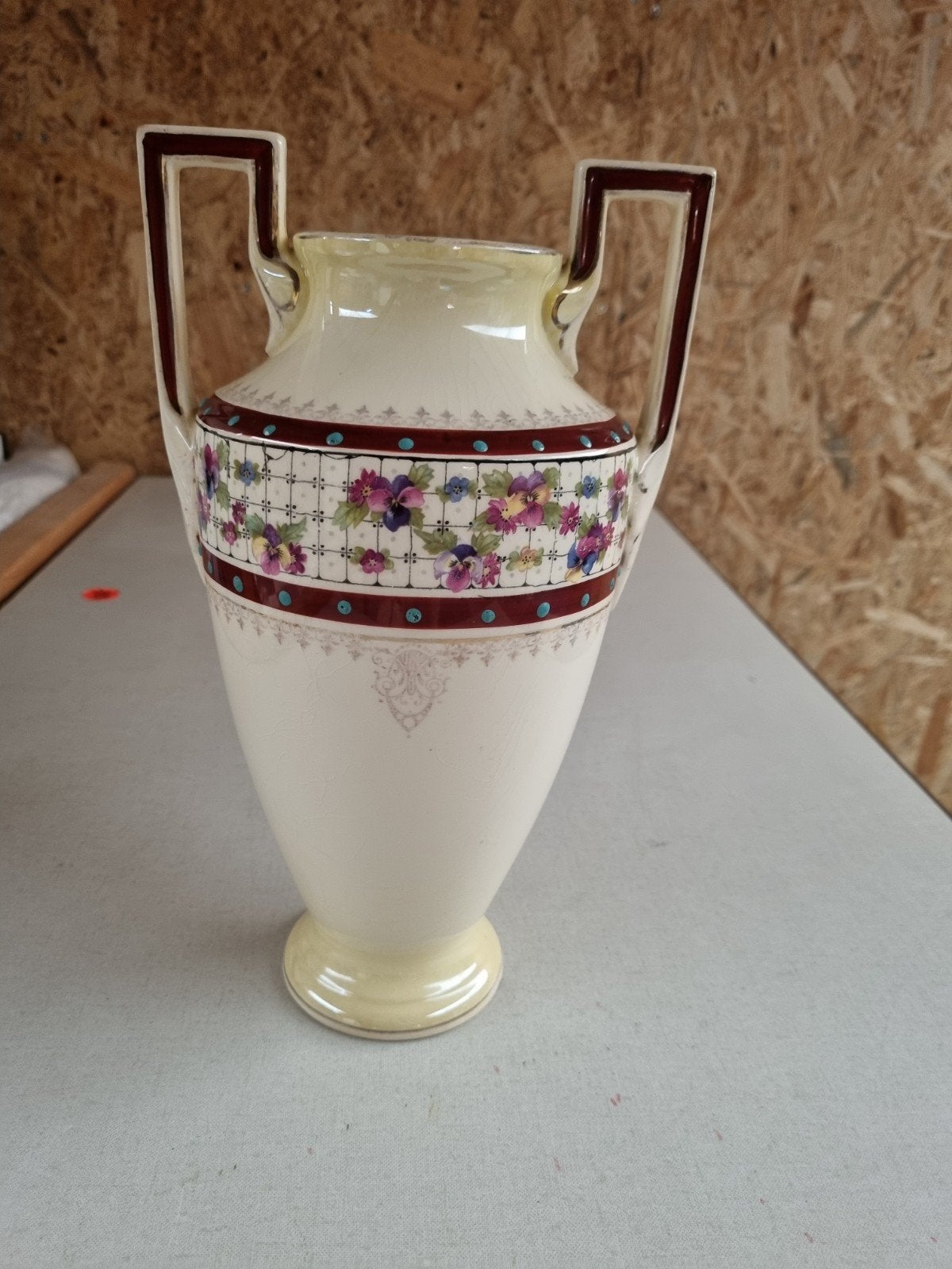 Art deco vaas van Boch Frères la Louvière, Ophalen of Verzenden