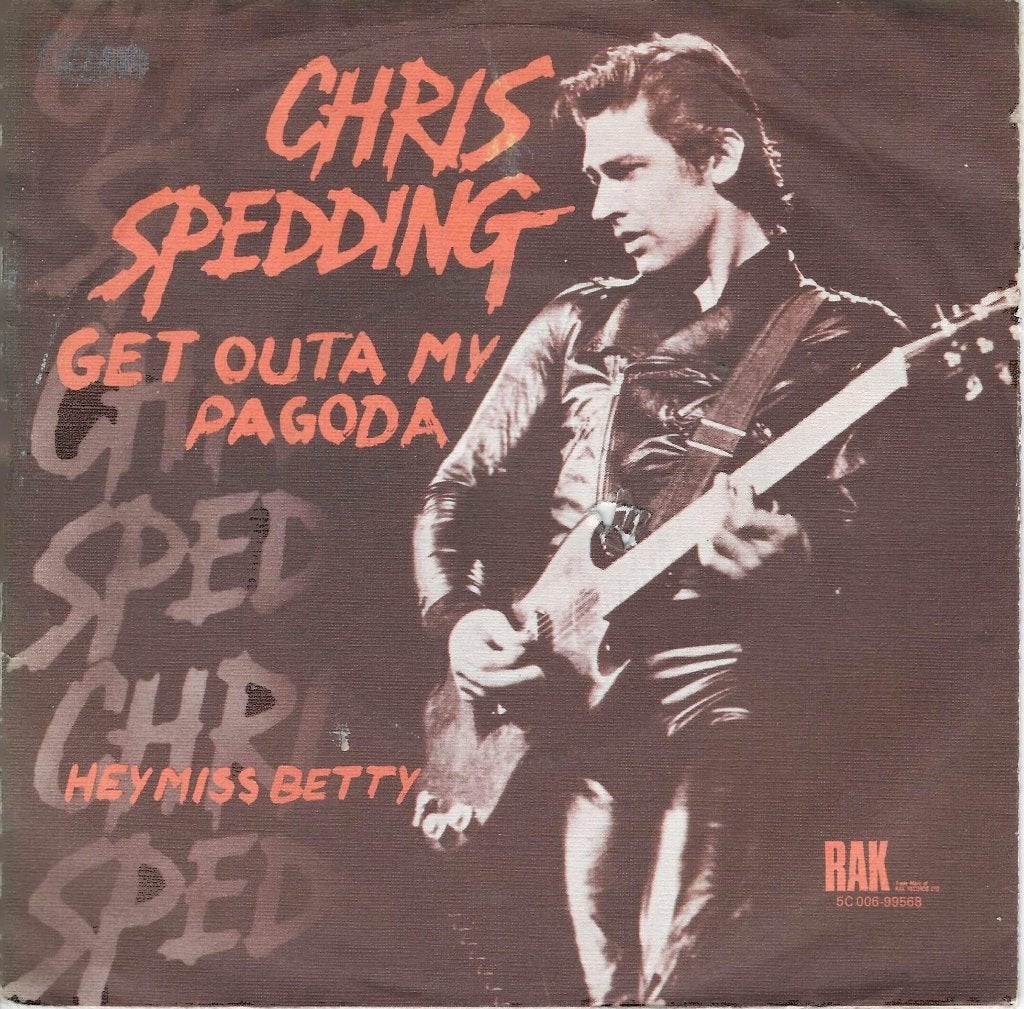 chris spedding/get outa my pagoda-powerpop/punk/power pop, Verzenden, Gebruikt, 7 inch, Rock en Metal