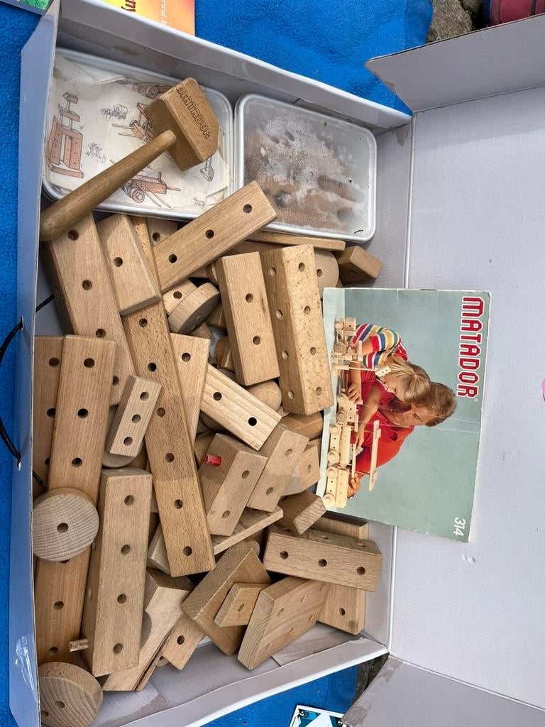 Matador houten constructie speegoed., Ophalen of Verzenden, Gebruikt, Overige typen