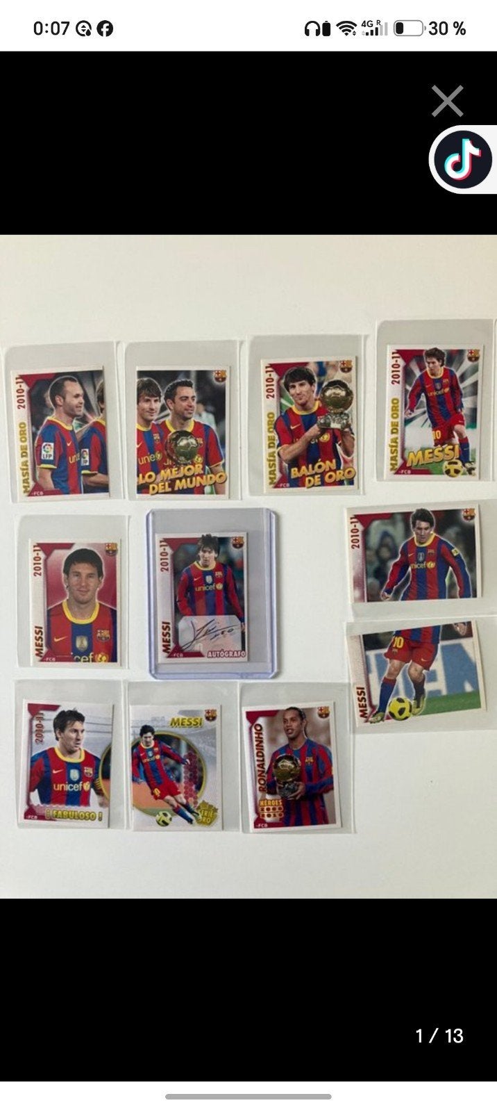 Barcelona 2010/2011 COMPLETED ALBUM EXCELLENT CONDITION, Ophalen of Verzenden, Meerdere plaatjes