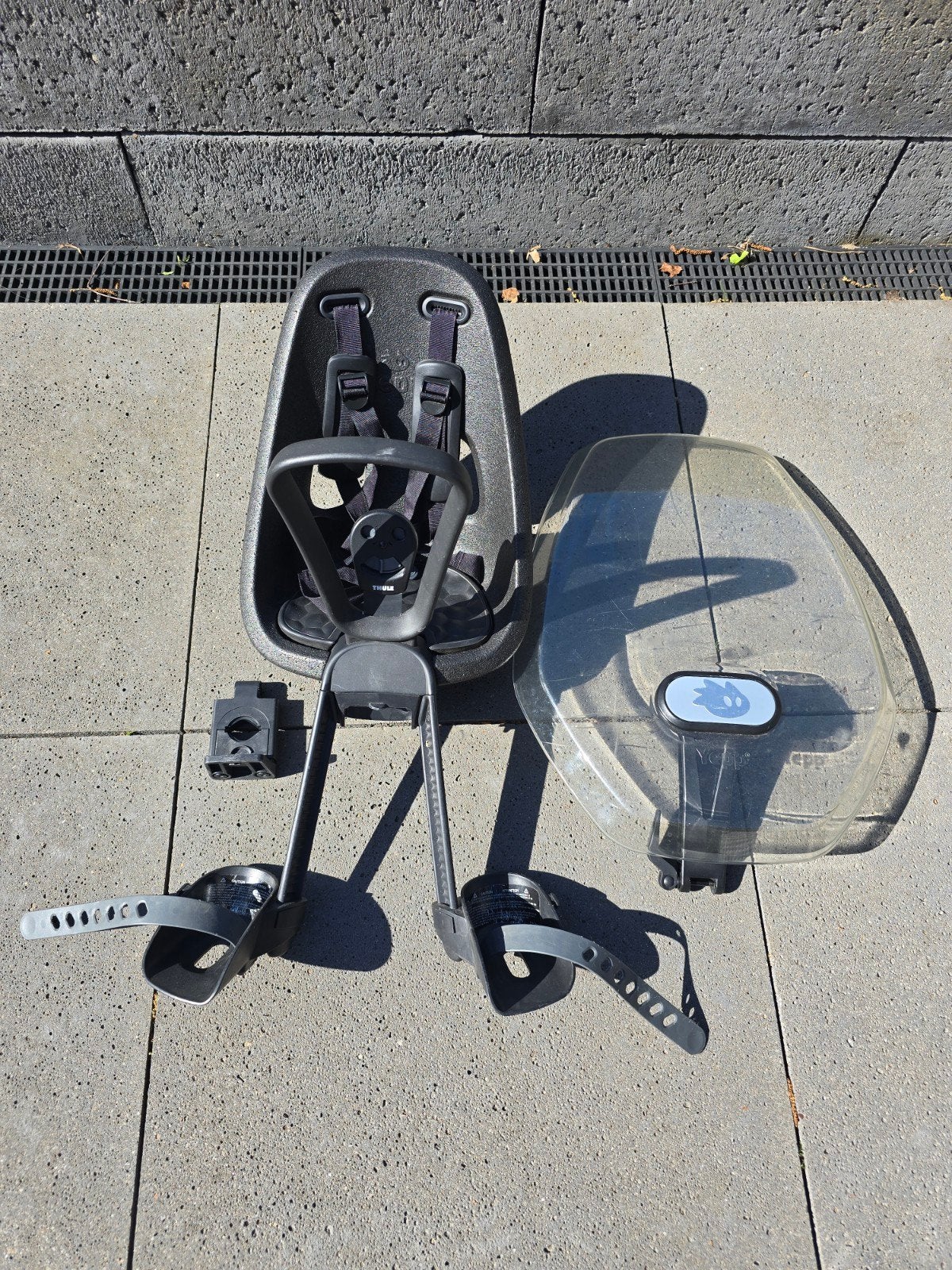 Thule Yepp Mini fietsstoeltje met windscherm, Ophalen, Voorzitje, Thule Yepp, 0 t/m 13 kg