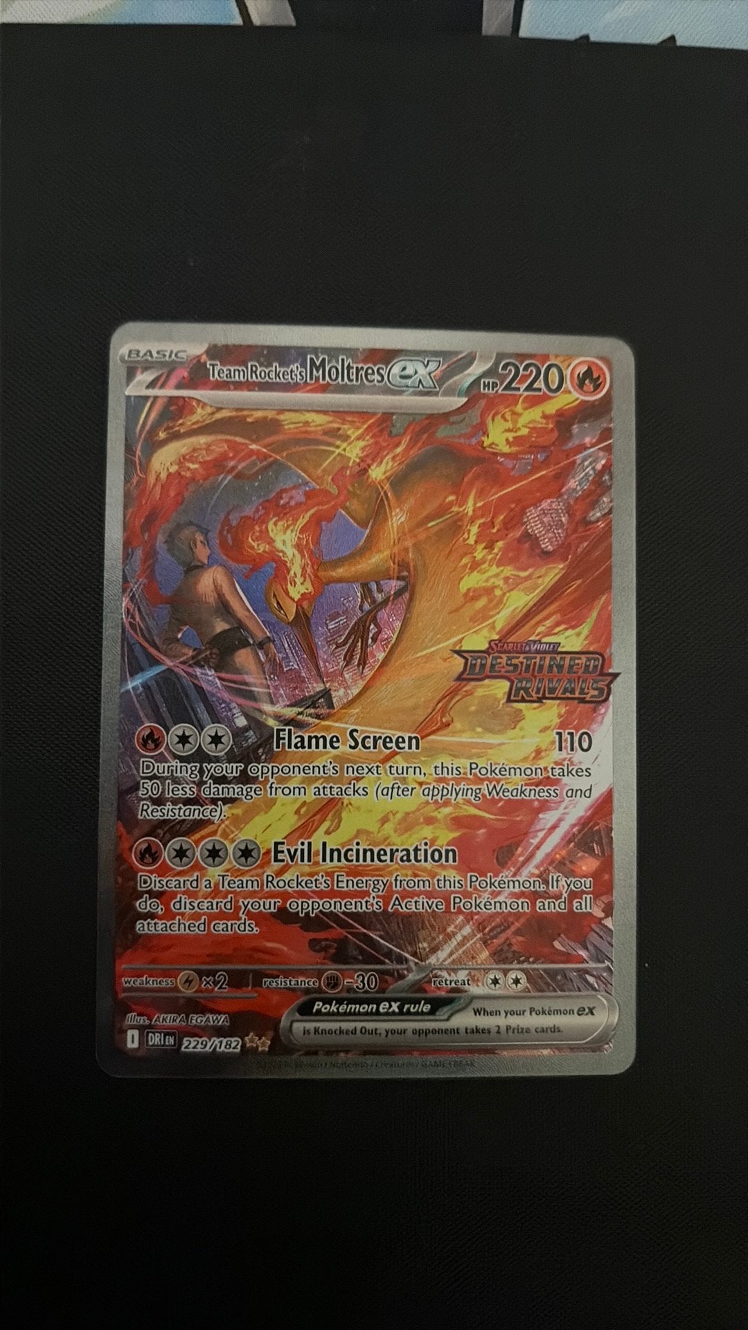 Team Rocket’s Moltres 229/182, Ophalen of Verzenden, Zo goed als nieuw