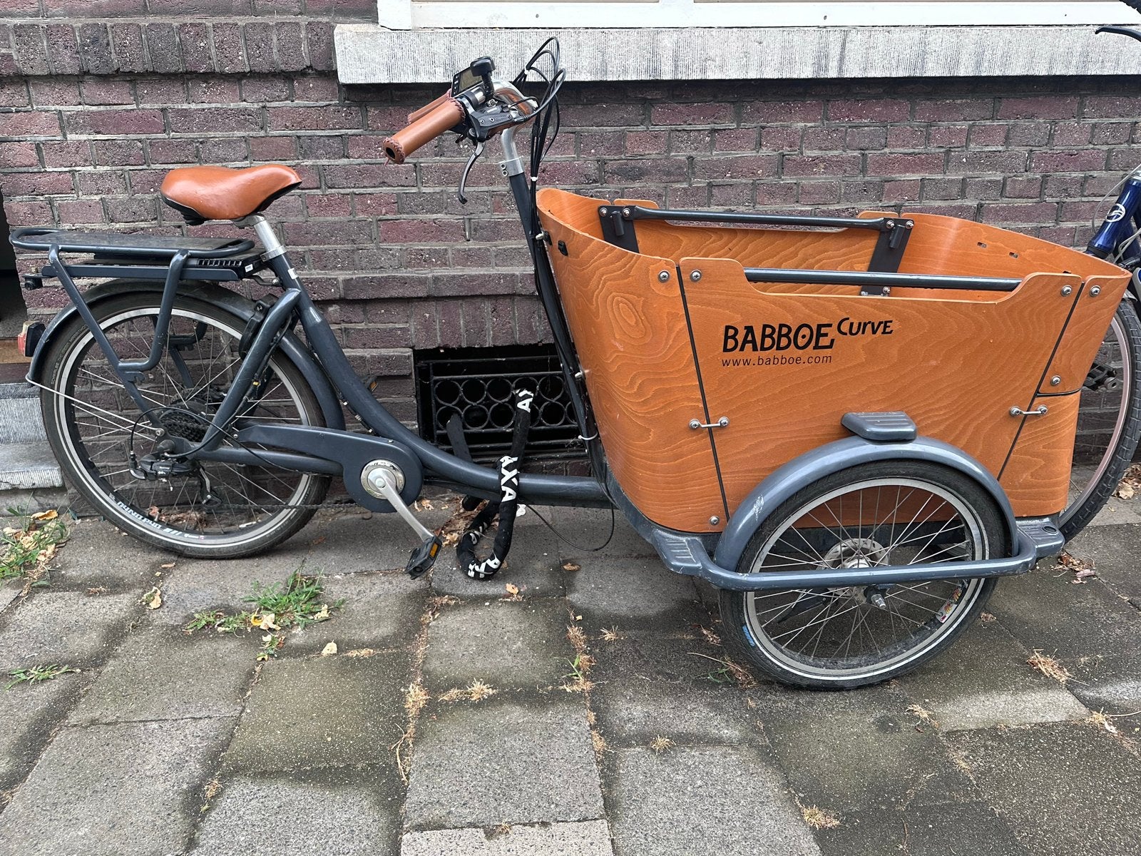 Babboe Curve-e bakfiets - Elektrisch en comfortabel, 4 kinderen of meer, Gebruikt, Elektrisch, Schijfrem