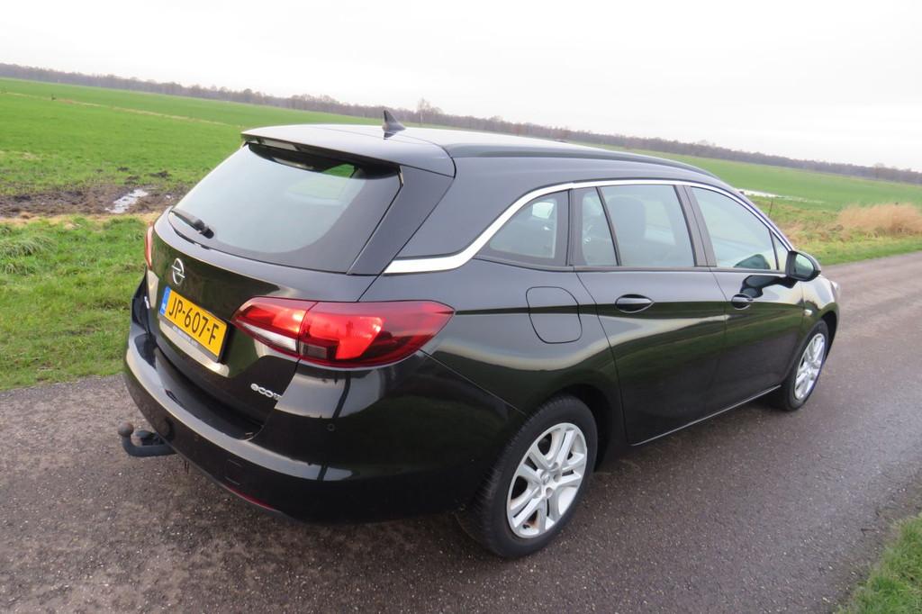 Opel Astra SPORTS TOURER+ 1.0 77kw 105pk Business+ Euro 6 Na, Auto diversen, Schadeauto's, Zwart, Stationwagon, 999 cc, Benzine