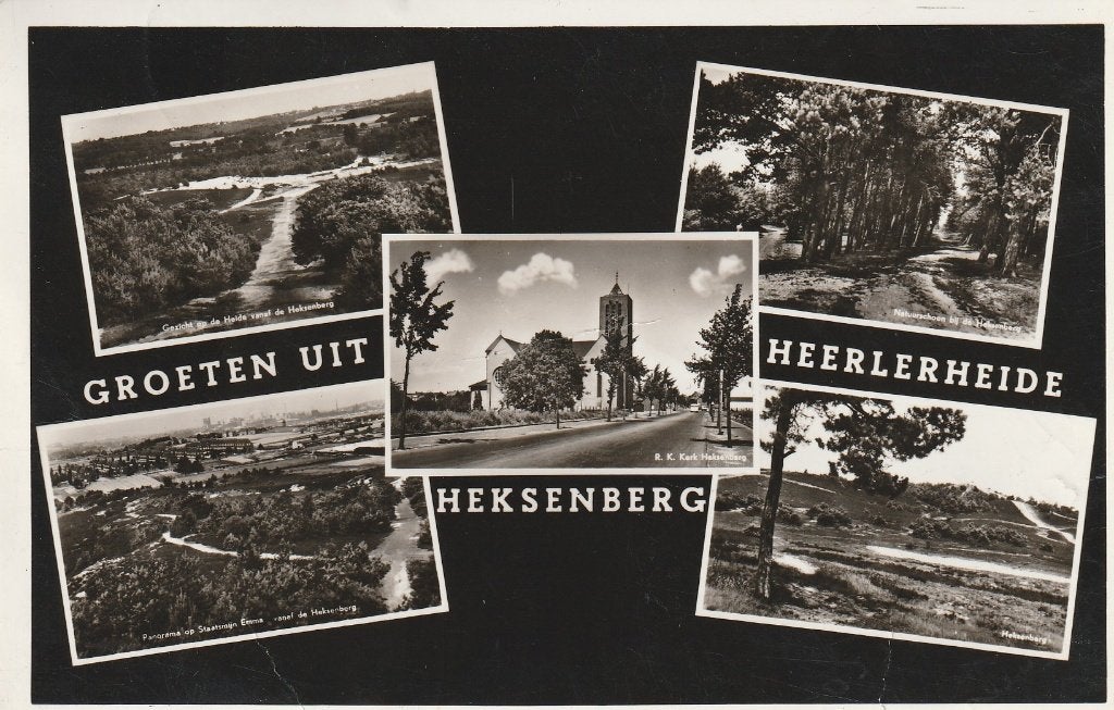 Heerlerheide, Verzamelen, Ophalen of Verzenden, 1940 tot 1960, Gelopen, Limburg