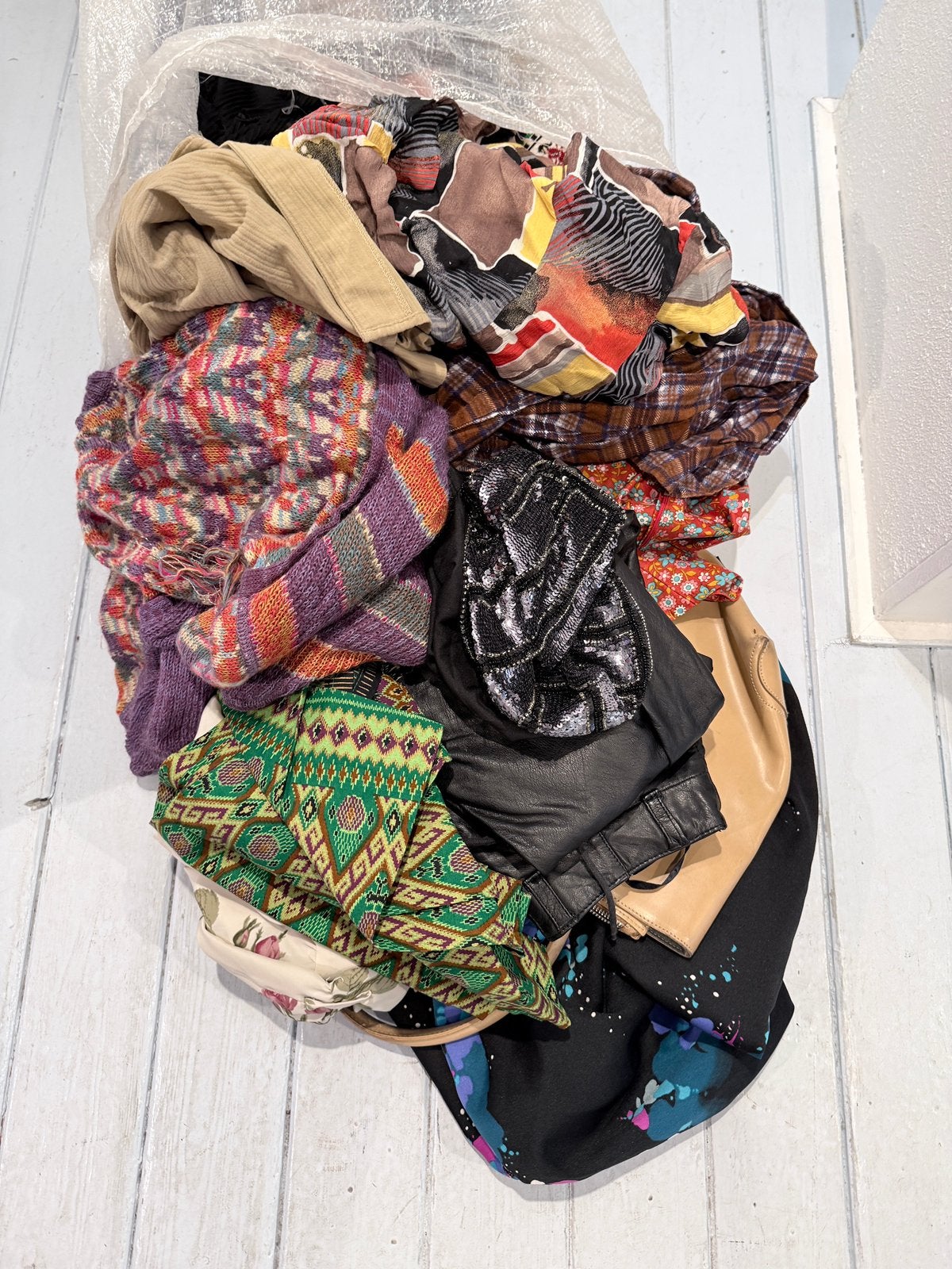 Partij vintage kleding | 68 stuks, Vintage, Vintage, Gedragen, Vintage