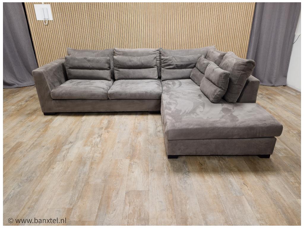 Zeer Mooi Taupe Grijs Hoekbank !!!, Info@banxtel.nl, Hoekbank, Hoekbank, Ophalen of Verzenden