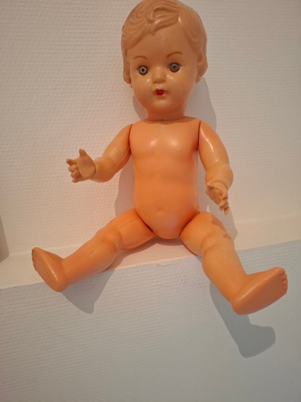 Oude babypop - 45 cm - Goede staat, Verzamelen, Poppen, Ophalen of Verzenden, Babypop