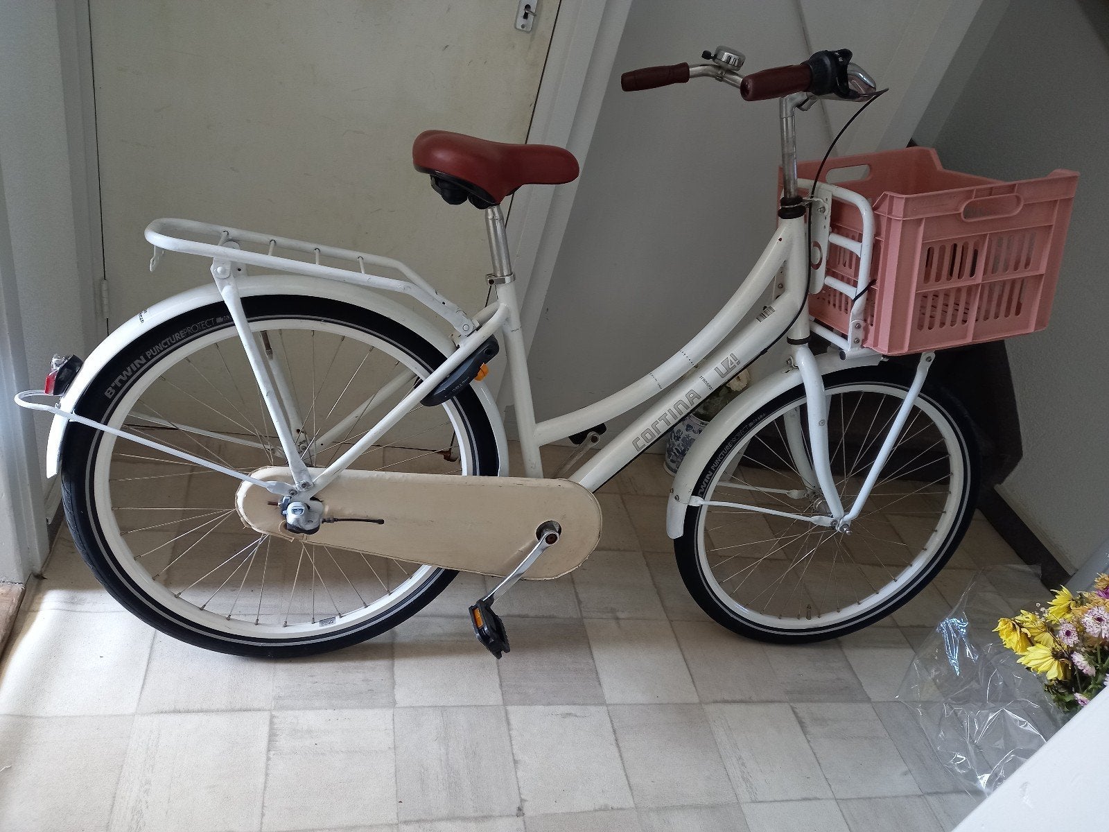 Cortina U4 Transportfiets 26 inch, Fietsen en Brommers, Fietsen | Dames | Damesfietsen, Overige merken, Terugtraprem, Gebruikt