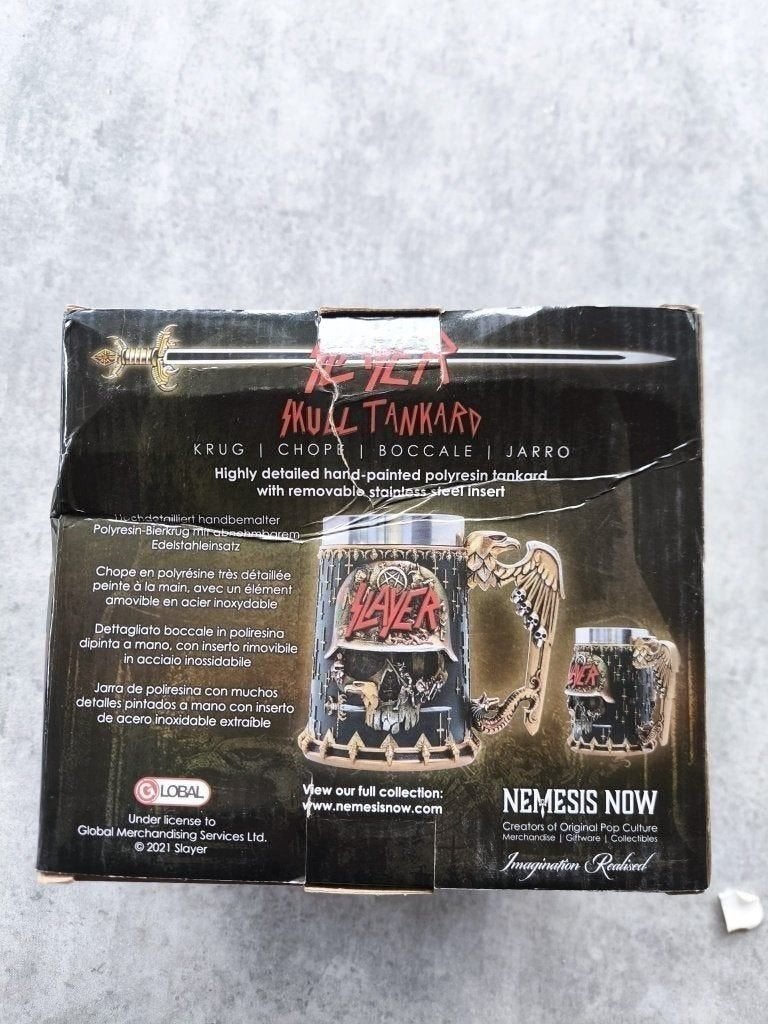 Slayer: Skull Tankard (16.5cm) bierpul, Ophalen of Verzenden, Nieuw, Foto of Kaart